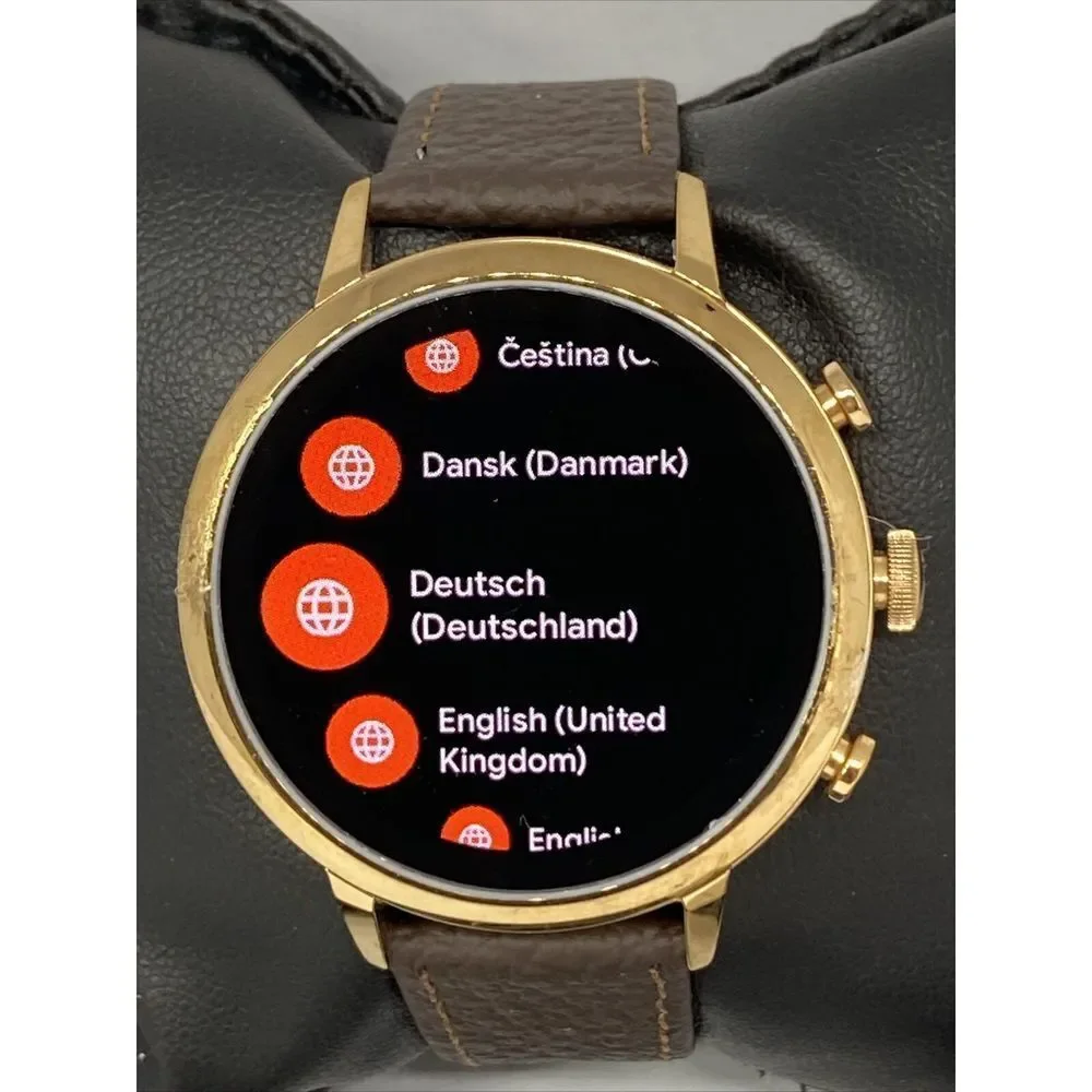 Fossil Gen 4 Authentic Digital Dial Smart Watch Custom Band FTW6018 CR183